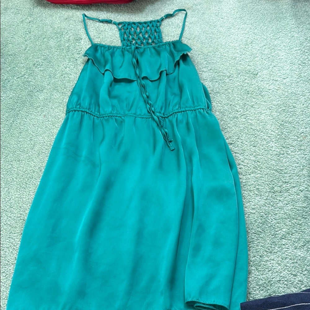 Xhilaration Teal Mini Dress